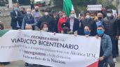 Con toma simbólica, piden a SCT recuperar Viaducto Bicentenario