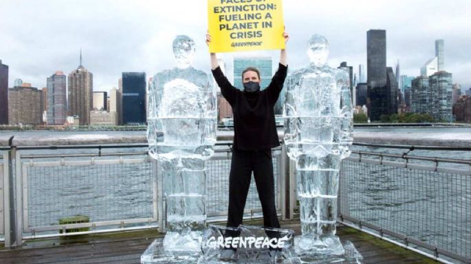 Greenpeace "derrite" a Trump y a Bolsonaro durante Cumbre sobre Biodiversidad de la ONU