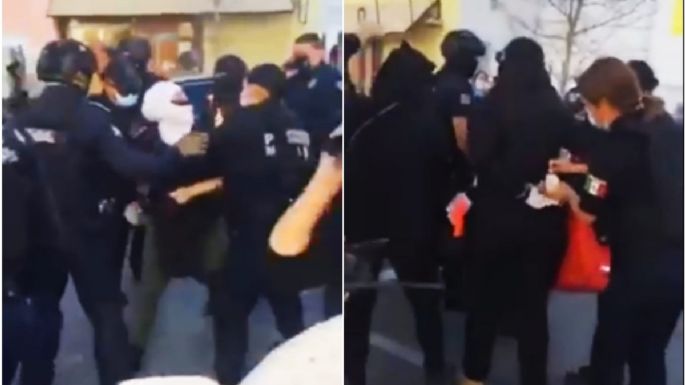 Exigen castigo por represión policiaca contra mujeres en Ciudad Juárez (Videos)