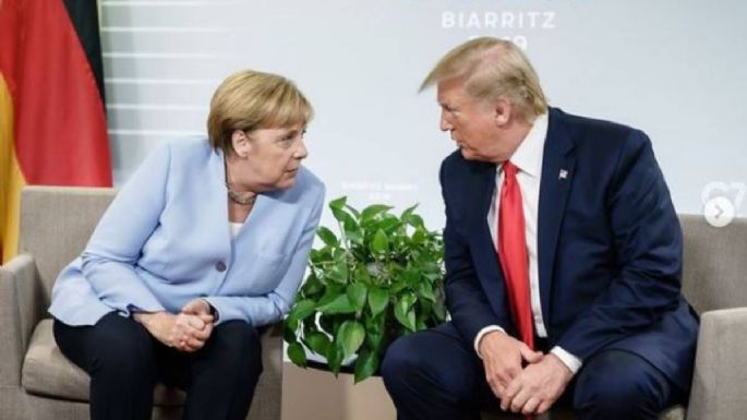 Merkel considera "problemático" el veto de Twitter a Trump