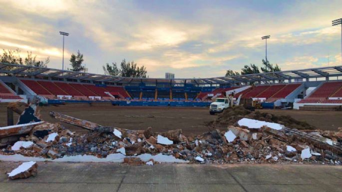 Remodelan otro estadio de beisbol cuyo equipo aún no paga franquicia