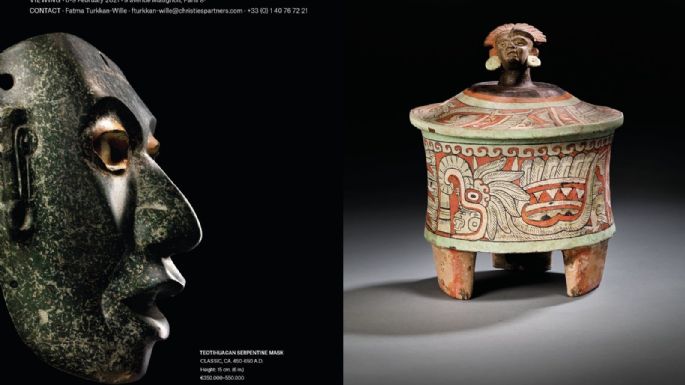 Christies subastará 33 piezas de las culturas azteca, maya, mixteca y tolteca