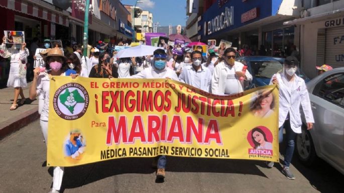 Marchan en Tuxtla Gutiérrez en exigencia de justicia por el feminicidio de Mariana