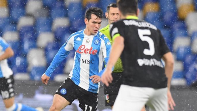 El Napoli de "Chucky" Lozano cae 2-1 frente a Spezia