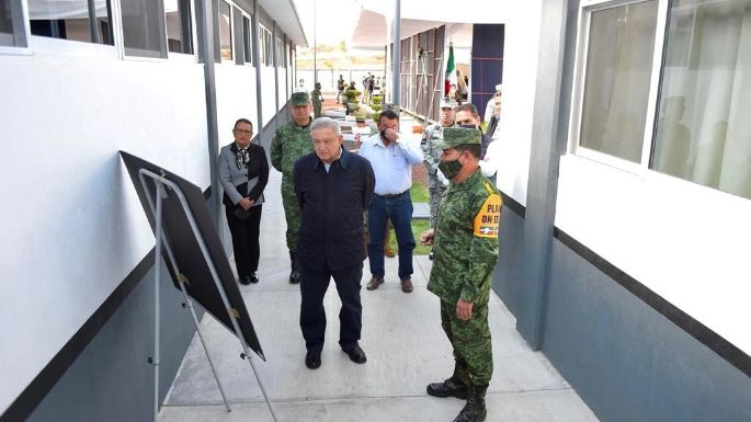 AMLO inaugura cuartel de la Guardia Nacional en Maravatío, Michoacán