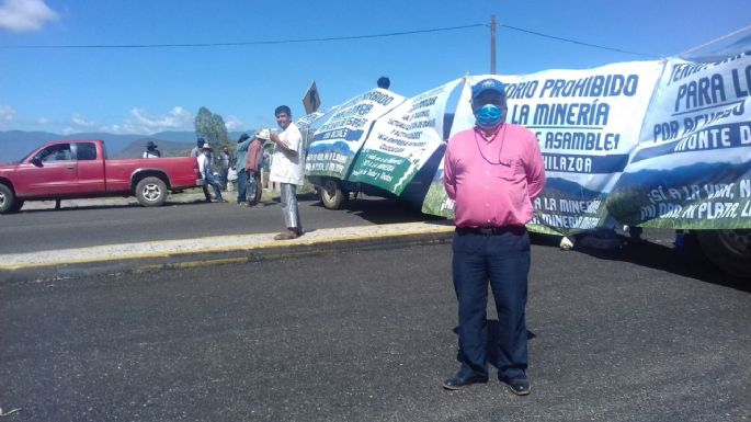 Con bloqueo carretero piden cancelar proyecto minero San José, en Oaxaca