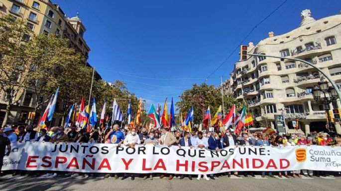 Grupos de ultraderecha “españolistas” hacen presencia en el día de la Hispanidad