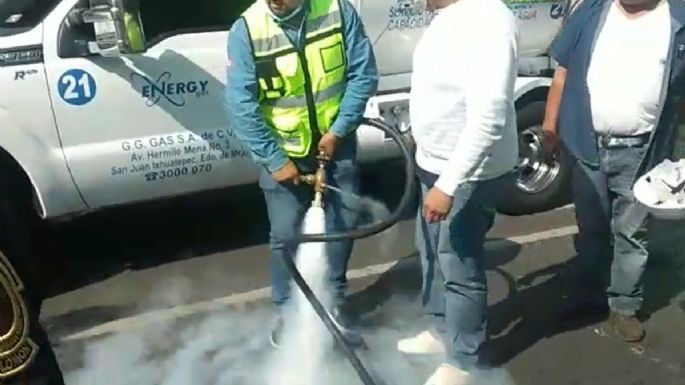 Dan prisión preventiva a sujeto que roció gas durante protesta en la CDMX