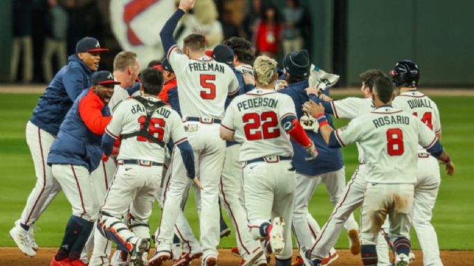 Bravos derrotan a Dodgers en el primer juego de la Serie de Campeonato