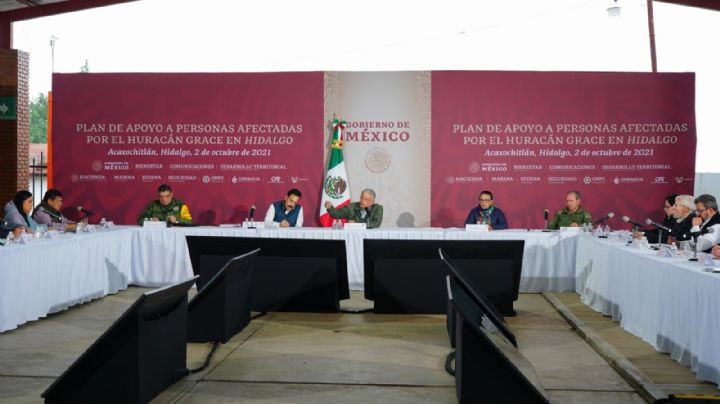 AMLO pide tomar en cuenta a damnificados por huracán "Grace" ignorados