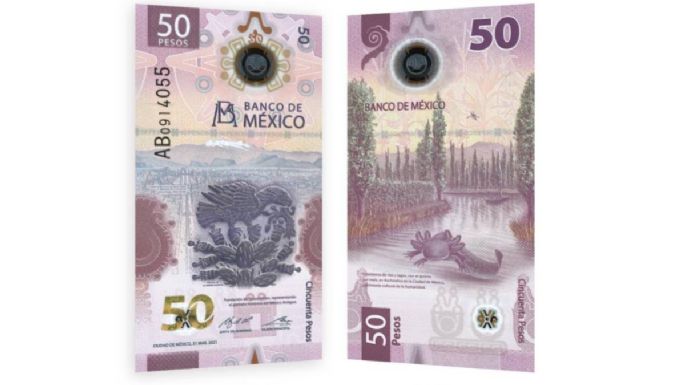 Banxico lanza nuevo billete de 50 pesos alusivo a la Fundación de Tenochtitlan