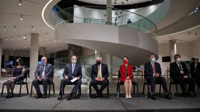 Sheinbaum, Slim y Graue inauguran Pabellón Nacional de la Biodiversidad