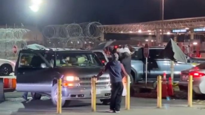 Video muestra el intento de migrantes por cruzar a Estados Unidos