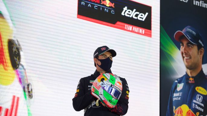 "Checo" Pérez: “para mí sería un sueño ganar aquí en México”; presenta su nuevo casco