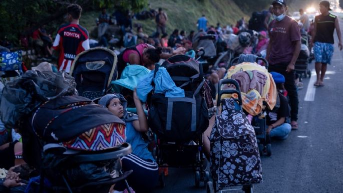 En última caravana que salió del sureste van mil 680 migrantes, no miles y miles: Garduño
