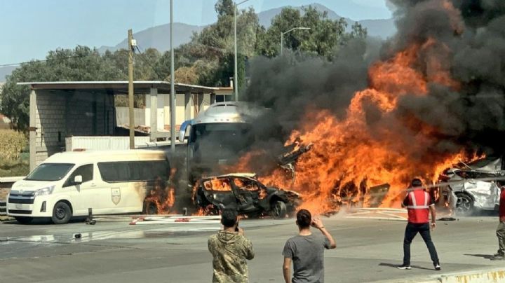 Cierran la autopista México-Puebla por choque múltiple en la caseta San Marcos