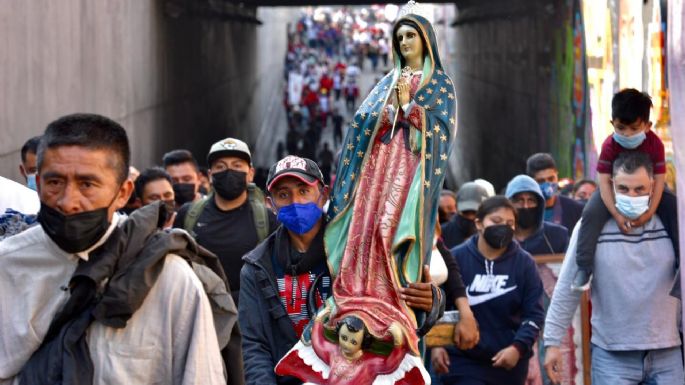 Un millón de peregrinos han llegado a la Basílica de Guadalupe