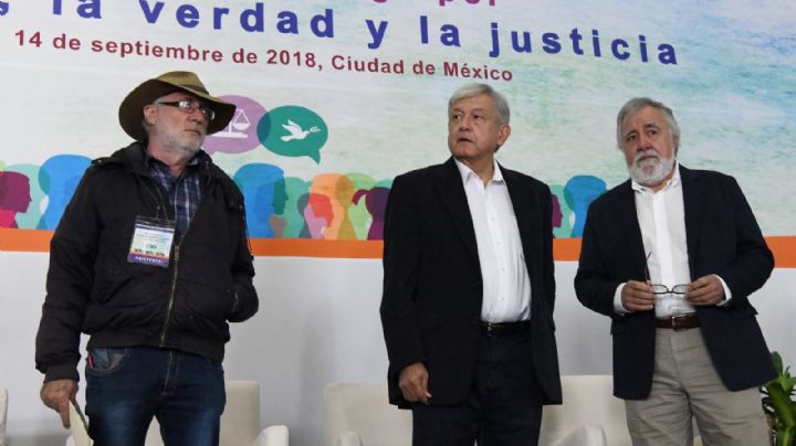 AMLO arremete de nuevo contra Sicilia: en 2012 me quiso besar y dije no, “lo sentía falso”