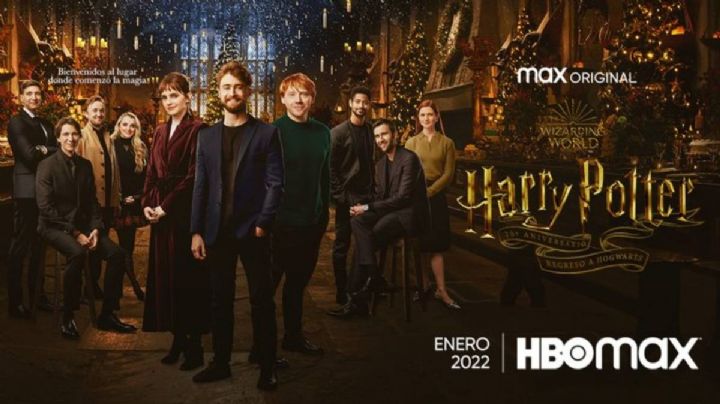 Póster oficial de Harry Potter: Regreso a Hogwarts con Emma Watson, Daniel Radcliffe y Rupert Grint
