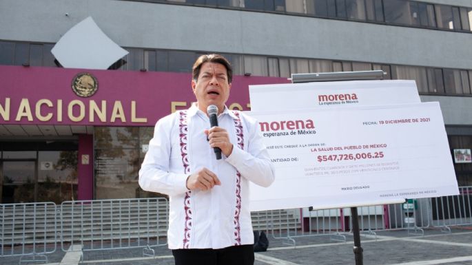 Morena presume donación de 547 mdp para comprar vacunas contra covid-19