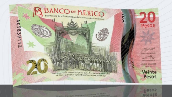 Premian al nuevo billete de 20 pesos como el mejor de Latinoamérica