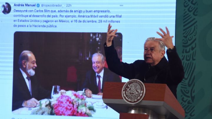 ¿Cómo no voy a invitar a Slim? Él no anda promoviendo la oposición contra nosotros: AMLO