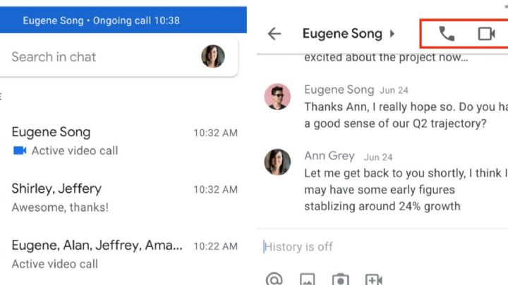 Las llamadas de voz y video desde la app de Gmail ya están disponibles