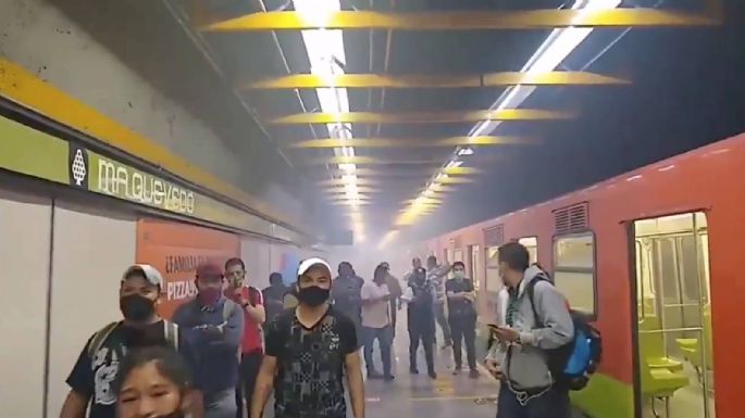 En su reapertura, desalojan un tren de la Línea 3 del Metro por presencia de humo