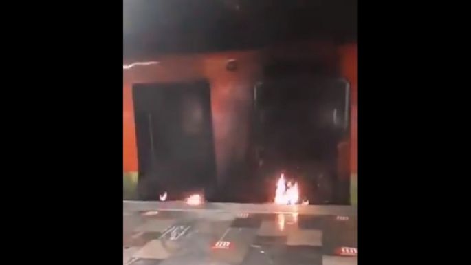 Arde vagón del Metro en la estación Indios Verdes