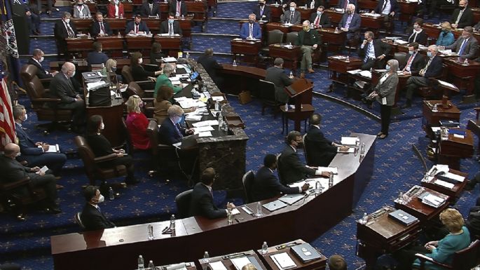 Senado de EU exonera a Trump del asalto al Capitolio