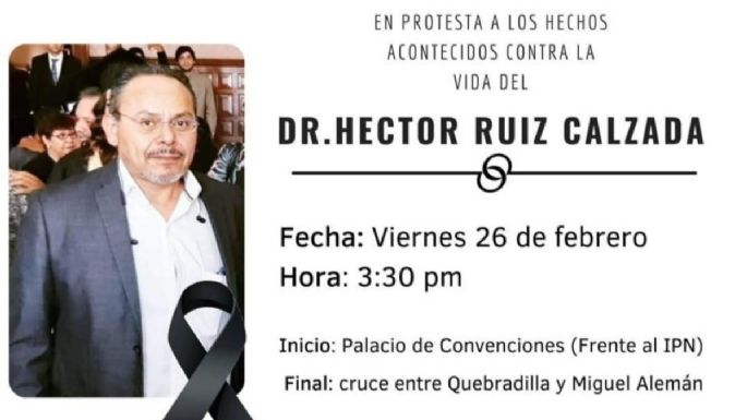 Matan a Héctor Ruiz, doctor del ISSSTE en Zacatecas y docente de la UAZ; habrá movilización