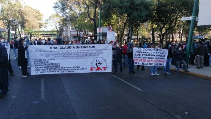 Transportistas hacen a un lado a Semovi; buscarán negociar con Finanzas