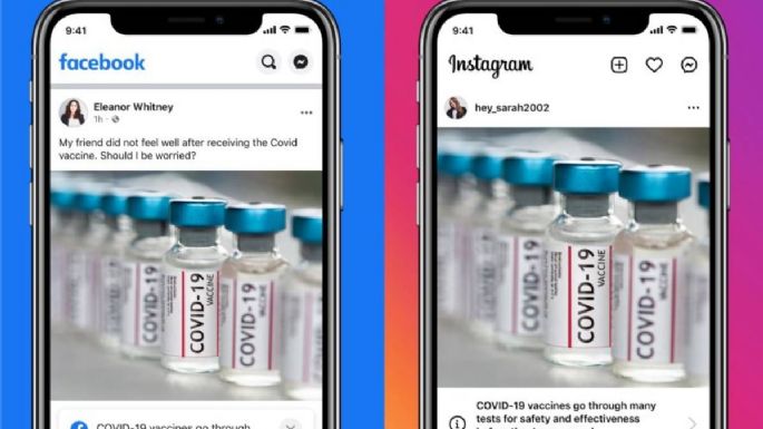 Facebook e Instagram etiquetarán todas las publicaciones sobre la vacuna del covid-19