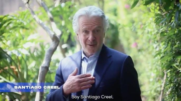 Santiago Creel reaparece y pide unidad ante "nueva amenaza y ocurrencias"