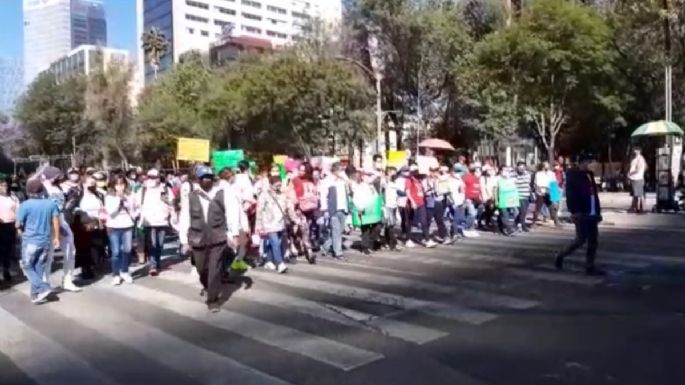 Comerciantes marchan en la CDMX: exigen liberación de Diana Sánchez Barrios