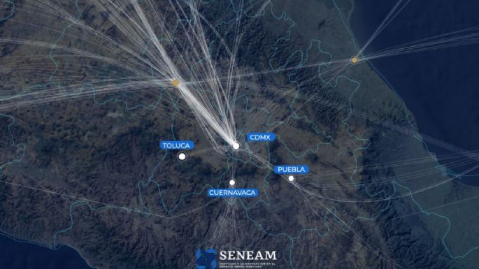 SCT pone en marcha la primera fase del rediseño del espacio aéreo en el Valle de México