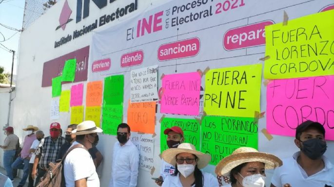 Salgado Macedonio llama a protestar en casetas y carreteras por fallo del INE