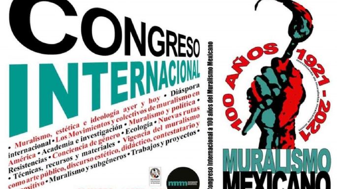 El primer Congreso Internacional a 100 años del Muralismo Mexicano será virtual