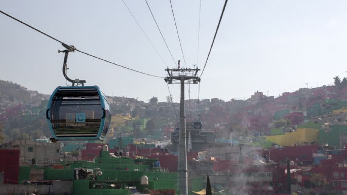 Incompleta, Sheinbaum inaugura Línea 1 del Cablebús antes de la veda electoral