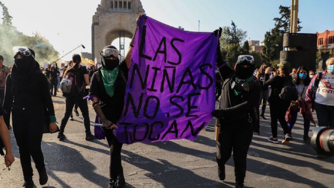 Feministas denuncian acoso de la Fiscalía de la CDMX cada que van a marchar