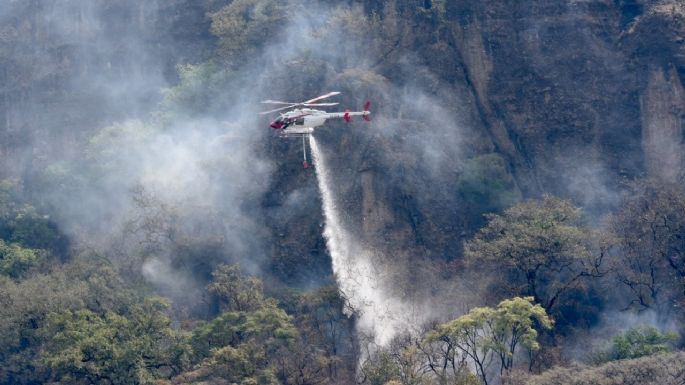 Controlado en un 90% el incendio en zona boscosa de Tepoztlán