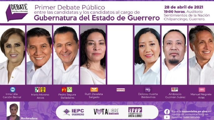 Primer debate entre candidatos a la gubernatura de Guerrero se realizará sin Félix Salgado