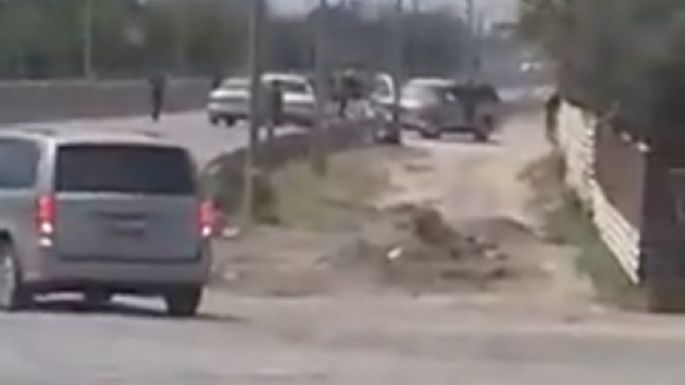 Muestran en redes supuesto retén del Cártel del Golfo en puente fronterizo (Video)