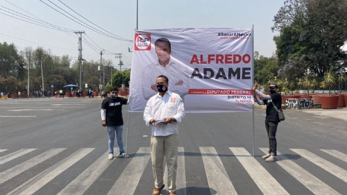 Alfredo Adame hace campaña entre mentadas de madre y altercado con automovilistas