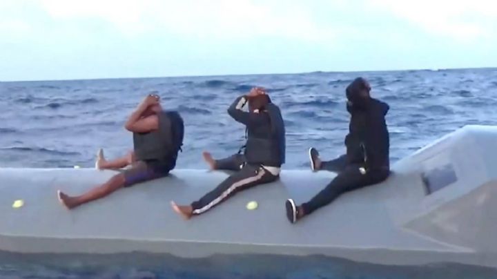 EU captura un submarino con 2 mil 500 kilos de cocaína en el Caribe