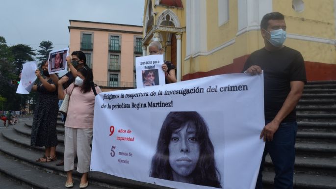 Regina Martínez: Nueve años de impunidad y cinco meses de silencio de AMLO, denuncian en Veracruz