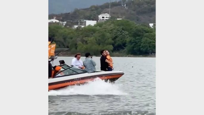 Samuel García y Mariana Rodríguez actúan ahora al estilo Titanic