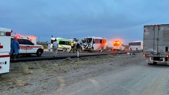 Reportan 16 muertos por choque en carretera Caborca-Sonoyta