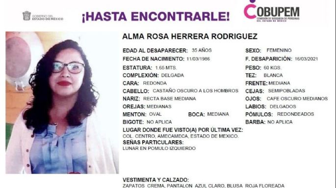 En Oaxaca hallan con vida a Alma Rosa, mujer desaparecida en Edomex