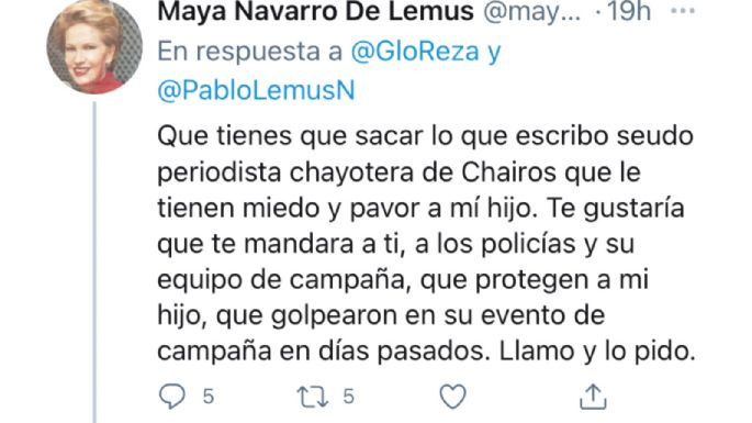 Corresponsal de Proceso en Jalisco denuncia amenazas de mujer que dice ser madre de Pablo Lemus